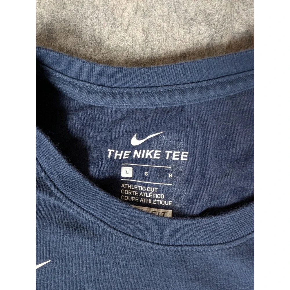 Nike Utah Jazz Donovan Mitchell 45 Dri-FIT NBA T-Shirt Navy Blue Mens L